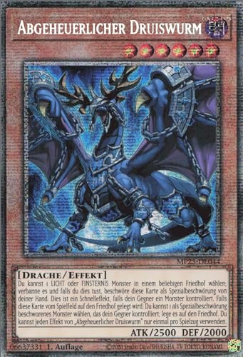 Abgeheuerlicher Druiswurm MP25-DE044 Starlight Rare Deutsch Boosterfrisch 1. Auflage - 2025 Mega-Pack Tin - mit ReCollectibles-Versandschutz - für Yu-Gi-Oh! Abgeheuerlicher Druiswurm MP25-DE044 Starlight Rare Deutsch Boosterfrisch 1. Auflage - 2025 Mega-Pack Tin - mit ReCollectibles-Versandschutz - für Yu-Gi-Oh! von ReCollectibles