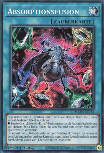 Absorptionsfusion BLMM-DE164 Secret Rare Deutsch Boosterfrisch 1. Auflage - Battles of Legend: Monster Mayhem - mit ReCollectibles-Versandschutz - für Yu-Gi-Oh! Absorptionsfusion BLMM-DE164 Secret Rare Deutsch Boosterfrisch 1. Auflage - Battles of Legend: Monster Mayhem - mit ReCollectibles-Versandschutz - für Yu-Gi-Oh! von ReCollectibles