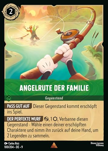 Angelrute der Familie 9FAB-100 Rare Deutsch Boosterfrisch Foil - Fabled - mit ReCollectibles-Versandschutz - für Lorcana Angelrute der Familie 9FAB-100 Rare Deutsch Boosterfrisch Foil - Fabled - mit ReCollectibles-Versandschutz - für Lorcana von ReCollectibles