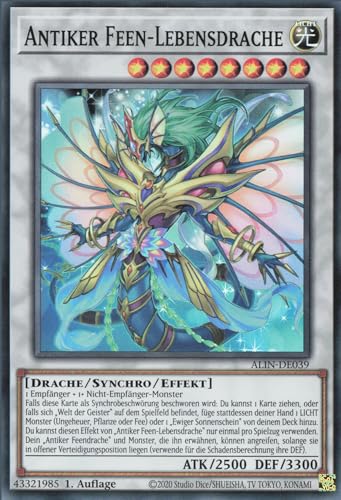 Antiker Feen-Lebensdrache ALIN-DE039 Super Rare Deutsch Boosterfrisch 1. Auflage - Alliance Insight - mit ReCollectibles-Versandschutz - für Yu-Gi-Oh! Antiker Feen-Lebensdrache ALIN-DE039 Super Rare Deutsch Boosterfrisch 1. Auflage - Alliance Insight - mit ReCollectibles-Versandschutz - für Yu-Gi-Oh! von ReCollectibles