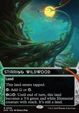 Aufgerüttelte Waldwildnis (V.1) EOS-39 Rare Deutsch Boosterfrisch - Stellar Sights - mit ReCollectibles-Versandschutz - für Magic/MTG von ReCollectibles