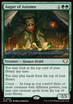Augurin des Herbstes EOC-92 Rare Deutsch Boosterfrisch - Commander: Edge of Eternities - mit ReCollectibles-Versandschutz - für Magic/MTG Augurin des Herbstes EOC-92 Rare Deutsch Boosterfrisch - Commander: Edge of Eternities - mit ReCollectibles-Versandschutz - für Magic/MTG von ReCollectibles