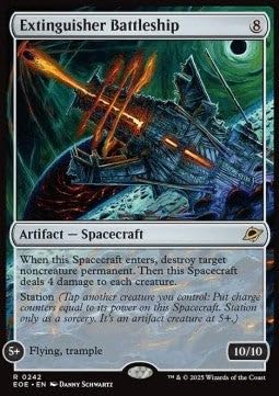 Auslöscher-Schlachtschiff EOE-242 Rare Deutsch Boosterfrisch - Edge of Eternities - mit ReCollectibles-Versandschutz - für Magic/MTG von ReCollectibles