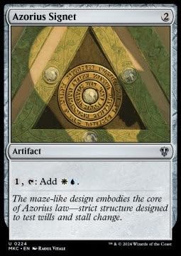 Azorius-Petschaft MKC-224 Uncommon Deutsch Boosterfrisch - Commander: Murders at Karlov Manor - mit ReCollectibles-Versandschutz - für Magic/MTG von ReCollectibles