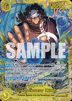 Bartholomew Kuma (OP12-119) (V.1) OP12 Secret Rare Englisch Boosterfrisch - Legacy of The Master - mit ReCollectibles-Versandschutz - für One Piece von ReCollectibles