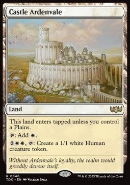 Castle Ardenvale TDC-346 Rare Englisch Boosterfrisch - Commander: Tarkir: Dragonstorm - mit ReCollectibles-Versandschutz - für Magic/MTG Castle Ardenvale TDC-346 Rare Englisch Boosterfrisch - Commander: Tarkir: Dragonstorm - mit ReCollectibles-Versandschutz - für Magic/MTG von ReCollectibles