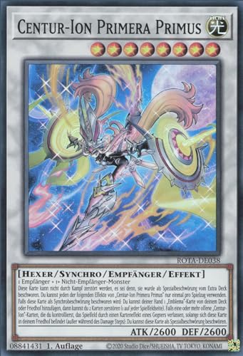 Centur-Ion Primera Primus ROTA-DE038 Super Rare Deutsch Boosterfrisch 1. Auflage - Rage of The Abyss - mit ReCollectibles-Versandschutz - für Yu-Gi-Oh! Centur-Ion Primera Primus ROTA-DE038 Super Rare Deutsch Boosterfrisch 1. Auflage - Rage of The Abyss - mit ReCollectibles-Versandschutz - für Yu-Gi-Oh! von ReCollectibles