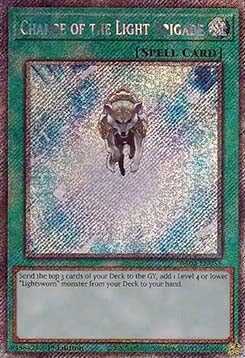 Charge of The Light Brigade (V.4) RA02-EN055 Platinum Secret Rare Englisch Boosterfrisch 1. Auflage - 25th Anniversary Rarity Collection II - mit ReCollectibles-Versandschutz - für Yu-Gi-Oh! von ReCollectibles