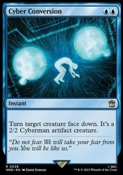 Cyber Conversion WHO-38 Rare Englisch Boosterfrisch - Universes Beyond: Doctor Who - mit ReCollectibles-Versandschutz - für Magic/MTG Cyber Conversion WHO-38 Rare Englisch Boosterfrisch - Universes Beyond: Doctor Who - mit ReCollectibles-Versandschutz - für Magic/MTG von ReCollectibles