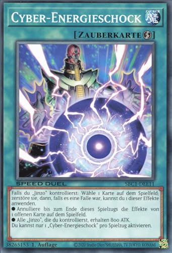 Cyber-Energieschock SBC1-DEE11 Common Deutsch Boosterfrisch 1. Auflage - Speed Duel: Streets of Battle City - mit ReCollectibles-Versandschutz - für Yu-Gi-Oh! Cyber-Energieschock SBC1-DEE11 Common Deutsch Boosterfrisch 1. Auflage - Speed Duel: Streets of Battle City - mit ReCollectibles-Versandschutz - für Yu-Gi-Oh! von ReCollectibles