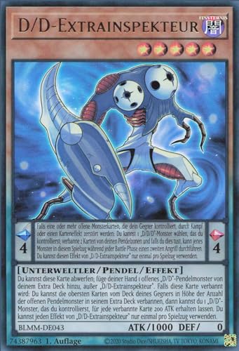 D/D-Extrainspekteur BLMM-DE043 Ultra Rare Deutsch Boosterfrisch 1. Auflage - Battles of Legend: Monster Mayhem - mit ReCollectibles-Versandschutz - für Yu-Gi-Oh! D/D-Extrainspekteur BLMM-DE043 Ultra Rare Deutsch Boosterfrisch 1. Auflage - Battles of Legend: Monster Mayhem - mit ReCollectibles-Versandschutz - für Yu-Gi-Oh! von ReCollectibles