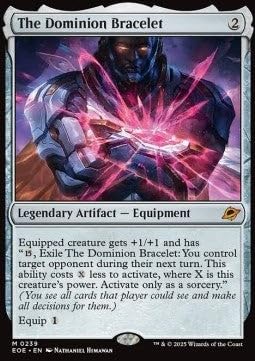 Das Herrschaftbrasselett EOE-239 Mythic Deutsch Boosterfrisch - Edge of Eternities - mit ReCollectibles-Versandschutz - für Magic/MTG Das Herrschaftbrasselett EOE-239 Mythic Deutsch Boosterfrisch - Edge of Eternities - mit ReCollectibles-Versandschutz - für Magic/MTG von ReCollectibles