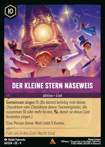 Der Kleine Stern Naseweis 9FAB-060 Rare Deutsch Boosterfrisch - Fabled - mit ReCollectibles-Versandschutz - für Lorcana von ReCollectibles