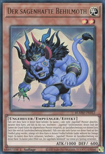 Der sagenhafte Behilmoth BLMM-DE012 Ultra Rare Deutsch Boosterfrisch 1. Auflage - Battles of Legend: Monster Mayhem - mit ReCollectibles-Versandschutz - für Yu-Gi-Oh! Der sagenhafte Behilmoth BLMM-DE012 Ultra Rare Deutsch Boosterfrisch 1. Auflage - Battles of Legend: Monster Mayhem - mit ReCollectibles-Versandschutz - für Yu-Gi-Oh! von ReCollectibles