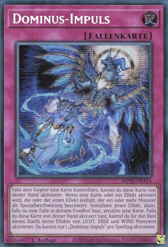 Dominus-Impuls MP25-DE116 Secret Rare Deutsch Boosterfrisch 1. Auflage - 2025 Mega-Pack Tin - mit ReCollectibles-Versandschutz - für Yu-Gi-Oh! Dominus-Impuls MP25-DE116 Secret Rare Deutsch Boosterfrisch 1. Auflage - 2025 Mega-Pack Tin - mit ReCollectibles-Versandschutz - für Yu-Gi-Oh! von ReCollectibles