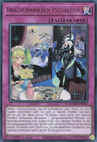 Drachenmädchen-Putzaktion BLMM-DE069 Ultra Rare Deutsch Boosterfrisch 1. Auflage - Battles of Legend: Monster Mayhem - mit ReCollectibles-Versandschutz - für Yu-Gi-Oh! Drachenmädchen-Putzaktion BLMM-DE069 Ultra Rare Deutsch Boosterfrisch 1. Auflage - Battles of Legend: Monster Mayhem - mit ReCollectibles-Versandschutz - für Yu-Gi-Oh! von ReCollectibles