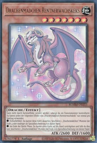 Drachenmädchen Rentnerwachskeks BLMM-DE055 Ultra Rare Deutsch Boosterfrisch 1. Auflage - Battles of Legend: Monster Mayhem - mit ReCollectibles-Versandschutz - für Yu-Gi-Oh! Drachenmädchen Rentnerwachskeks BLMM-DE055 Ultra Rare Deutsch Boosterfrisch 1. Auflage - Battles of Legend: Monster Mayhem - mit ReCollectibles-Versandschutz - für Yu-Gi-Oh! von ReCollectibles