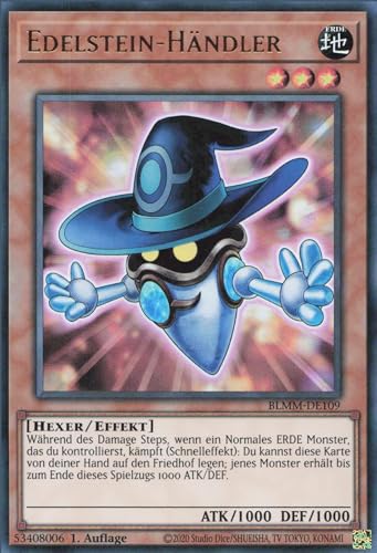 Edelstein-Händler BLMM-DE109 Ultra Rare Deutsch Boosterfrisch 1. Auflage - Battles of Legend: Monster Mayhem - mit ReCollectibles-Versandschutz - für Yu-Gi-Oh! Edelstein-Händler BLMM-DE109 Ultra Rare Deutsch Boosterfrisch 1. Auflage - Battles of Legend: Monster Mayhem - mit ReCollectibles-Versandschutz - für Yu-Gi-Oh! von ReCollectibles