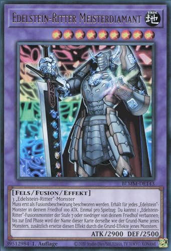Edelstein-Ritter Meisterdiamant BLMM-DE143 Ultra Rare Deutsch Boosterfrisch 1. Auflage - Battles of Legend: Monster Mayhem - mit ReCollectibles-Versandschutz - für Yu-Gi-Oh! Edelstein-Ritter Meisterdiamant BLMM-DE143 Ultra Rare Deutsch Boosterfrisch 1. Auflage - Battles of Legend: Monster Mayhem - mit ReCollectibles-Versandschutz - für Yu-Gi-Oh! von ReCollectibles