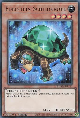 Edelstein-Schildkröte BLMM-DE111 Ultra Rare Deutsch Boosterfrisch 1. Auflage - Battles of Legend: Monster Mayhem - mit ReCollectibles-Versandschutz - für Yu-Gi-Oh! Edelstein-Schildkröte BLMM-DE111 Ultra Rare Deutsch Boosterfrisch 1. Auflage - Battles of Legend: Monster Mayhem - mit ReCollectibles-Versandschutz - für Yu-Gi-Oh! von ReCollectibles