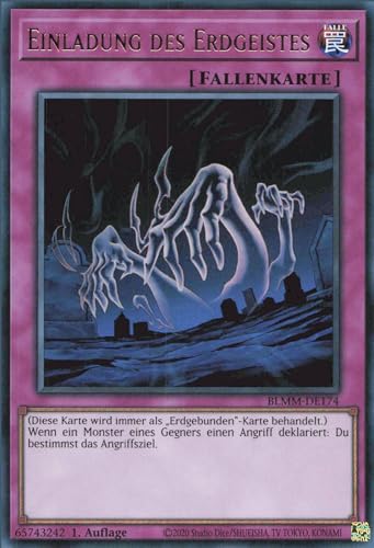 Einladung des Erdgeistes BLMM-DE174 Ultra Rare Deutsch Boosterfrisch 1. Auflage - Battles of Legend: Monster Mayhem - mit ReCollectibles-Versandschutz - für Yu-Gi-Oh! Einladung des Erdgeistes BLMM-DE174 Ultra Rare Deutsch Boosterfrisch 1. Auflage - Battles of Legend: Monster Mayhem - mit ReCollectibles-Versandschutz - für Yu-Gi-Oh! von ReCollectibles