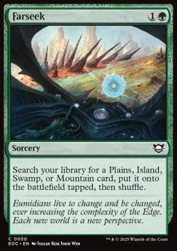 Farseek EOC-50 Common Englisch Boosterfrisch - Commander: Edge of Eternities - mit ReCollectibles-Versandschutz - für Magic/MTG von ReCollectibles