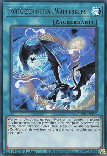 Fortgeschrittene Wappenkunst BLMM-DE161 Ultra Rare Deutsch Boosterfrisch 1. Auflage - Battles of Legend: Monster Mayhem - mit ReCollectibles-Versandschutz - für Yu-Gi-Oh! Fortgeschrittene Wappenkunst BLMM-DE161 Ultra Rare Deutsch Boosterfrisch 1. Auflage - Battles of Legend: Monster Mayhem - mit ReCollectibles-Versandschutz - für Yu-Gi-Oh! von ReCollectibles