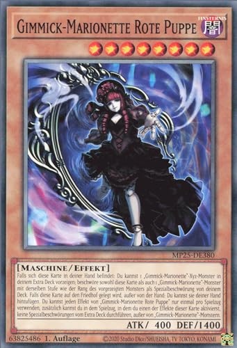 Gimmick-Marionette Rote Puppe MP25-DE380 Common Deutsch Boosterfrisch 1. Auflage - 2025 Mega-Pack Tin - mit ReCollectibles-Versandschutz - für Yu-Gi-Oh! Gimmick-Marionette Rote Puppe MP25-DE380 Common Deutsch Boosterfrisch 1. Auflage - 2025 Mega-Pack Tin - mit ReCollectibles-Versandschutz - für Yu-Gi-Oh! von ReCollectibles