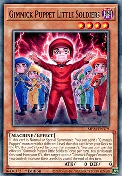 Gimmick Puppet Little Soldiers MP25-EN379 Common Englisch Boosterfrisch 1. Auflage - 2025 Mega-Pack Tin - mit ReCollectibles-Versandschutz - für Yu-Gi-Oh! von ReCollectibles