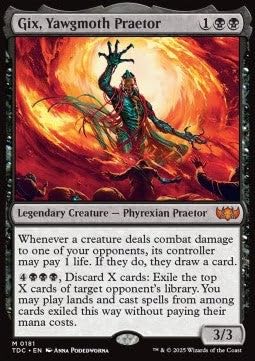 Gix, Yawgmoth Praetor TDC-181 Mythic Englisch Boosterfrisch - Commander: Tarkir: Dragonstorm - mit ReCollectibles-Versandschutz - für Magic/MTG Gix, Yawgmoth Praetor TDC-181 Mythic Englisch Boosterfrisch - Commander: Tarkir: Dragonstorm - mit ReCollectibles-Versandschutz - für Magic/MTG von ReCollectibles