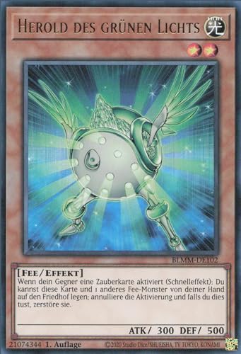 Herold des grünen Lichts BLMM-DE102 Ultra Rare Deutsch Boosterfrisch 1. Auflage - Battles of Legend: Monster Mayhem - mit ReCollectibles-Versandschutz - für Yu-Gi-Oh! Herold des grünen Lichts BLMM-DE102 Ultra Rare Deutsch Boosterfrisch 1. Auflage - Battles of Legend: Monster Mayhem - mit ReCollectibles-Versandschutz - für Yu-Gi-Oh! von ReCollectibles