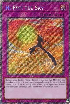 Hi-Five The Sky (V.1) RA04-EN239 Platinum Secret Rare Englisch Boosterfrisch 1. Auflage - Quarter Century Stampede - mit ReCollectibles-Versandschutz - für Yu-Gi-Oh! von ReCollectibles
