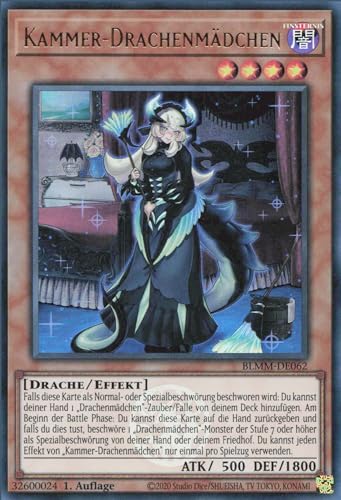 Kammer-Drachenmädchen BLMM-DE062 Ultra Rare Deutsch Boosterfrisch 1. Auflage - Battles of Legend: Monster Mayhem - mit ReCollectibles-Versandschutz - für Yu-Gi-Oh! Kammer-Drachenmädchen BLMM-DE062 Ultra Rare Deutsch Boosterfrisch 1. Auflage - Battles of Legend: Monster Mayhem - mit ReCollectibles-Versandschutz - für Yu-Gi-Oh! von ReCollectibles