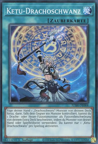 Ketu-Drachoschwanz JUSH-DE008 Super Rare Deutsch Boosterfrisch 1. Auflage - Justice Hunters - mit ReCollectibles-Versandschutz - für Yu-Gi-Oh! Ketu-Drachoschwanz JUSH-DE008 Super Rare Deutsch Boosterfrisch 1. Auflage - Justice Hunters - mit ReCollectibles-Versandschutz - für Yu-Gi-Oh! von ReCollectibles