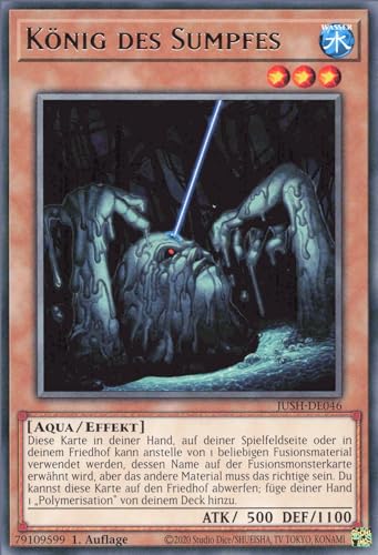 König des Sumpfes JUSH-DE046 Rare Deutsch Boosterfrisch 1. Auflage - Justice Hunters - mit ReCollectibles-Versandschutz - für Yu-Gi-Oh! König des Sumpfes JUSH-DE046 Rare Deutsch Boosterfrisch 1. Auflage - Justice Hunters - mit ReCollectibles-Versandschutz - für Yu-Gi-Oh! von ReCollectibles