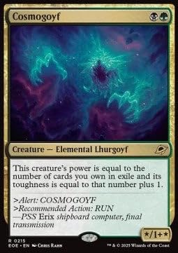 Kosmogoyf EOE-215 Rare Deutsch Boosterfrisch - Edge of Eternities - mit ReCollectibles-Versandschutz - für Magic/MTG Kosmogoyf EOE-215 Rare Deutsch Boosterfrisch - Edge of Eternities - mit ReCollectibles-Versandschutz - für Magic/MTG von ReCollectibles