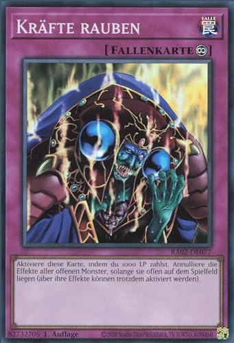 Kräfte rauben (V.1) RA02-DE077 Super Rare Deutsch Near Mint 1. Auflage - 25th Anniversary Rarity Collection II - mit ReCollectibles-Versandschutz - für Yu-Gi-Oh! von ReCollectibles
