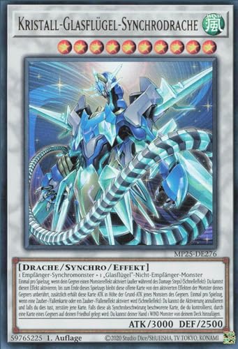 Kristall-Glasflügel-Synchrodrache MP25-DE276 Ultra Rare Deutsch Boosterfrisch 1. Auflage - 2025 Mega-Pack Tin - mit ReCollectibles-Versandschutz - für Yu-Gi-Oh! Kristall-Glasflügel-Synchrodrache MP25-DE276 Ultra Rare Deutsch Boosterfrisch 1. Auflage - 2025 Mega-Pack Tin - mit ReCollectibles-Versandschutz - für Yu-Gi-Oh! von ReCollectibles