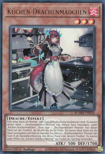 Küchen-Drachenmädchen BLMM-DE058 Ultra Rare Deutsch Boosterfrisch 1. Auflage - Battles of Legend: Monster Mayhem - mit ReCollectibles-Versandschutz - für Yu-Gi-Oh! Küchen-Drachenmädchen BLMM-DE058 Ultra Rare Deutsch Boosterfrisch 1. Auflage - Battles of Legend: Monster Mayhem - mit ReCollectibles-Versandschutz - für Yu-Gi-Oh! von ReCollectibles