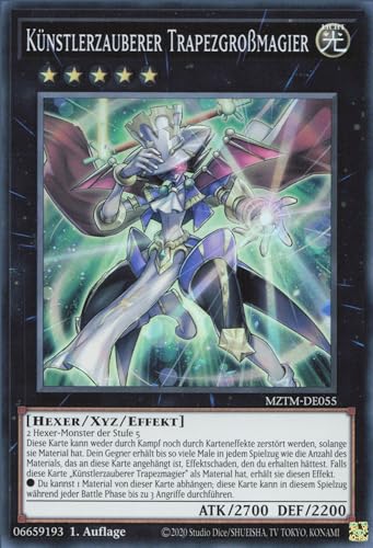 Künstlerzauberer Trapezgroßmagier MZTM-DE055 Super Rare Deutsch Boosterfrisch 1. Auflage - Maze of The Master - mit ReCollectibles-Versandschutz - für Yu-Gi-Oh! Künstlerzauberer Trapezgroßmagier MZTM-DE055 Super Rare Deutsch Boosterfrisch 1. Auflage - Maze of The Master - mit ReCollectibles-Versandschutz - für Yu-Gi-Oh! von ReCollectibles