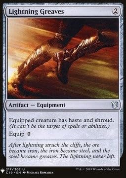 Lightning Greaves MYS-217 Uncommon Englisch Near Mint - Mystery Booster - mit ReCollectibles-Versandschutz - für Magic/MTG Lightning Greaves MYS-217 Uncommon Englisch Near Mint - Mystery Booster - mit ReCollectibles-Versandschutz - für Magic/MTG von ReCollectibles