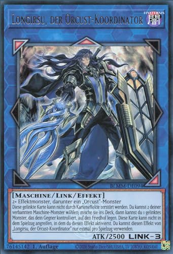 Longirsu, der Orcust-Koordinator BLMM-DE094 Ultra Rare Deutsch Boosterfrisch 1. Auflage - Battles of Legend: Monster Mayhem - mit ReCollectibles-Versandschutz - für Yu-Gi-Oh! Longirsu, der Orcust-Koordinator BLMM-DE094 Ultra Rare Deutsch Boosterfrisch 1. Auflage - Battles of Legend: Monster Mayhem - mit ReCollectibles-Versandschutz - für Yu-Gi-Oh! von ReCollectibles