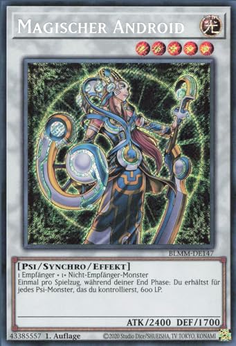 Magischer Android BLMM-DE147 Secret Rare Deutsch Boosterfrisch 1. Auflage - Battles of Legend: Monster Mayhem - mit ReCollectibles-Versandschutz - für Yu-Gi-Oh! Magischer Android BLMM-DE147 Secret Rare Deutsch Boosterfrisch 1. Auflage - Battles of Legend: Monster Mayhem - mit ReCollectibles-Versandschutz - für Yu-Gi-Oh! von ReCollectibles