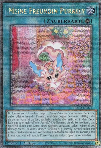 Meine Freundin Purrely (V.5) RA02-DE071 Quarter Century Secret Rare Deutsch Boosterfrisch 1. Auflage - 25th Anniversary Rarity Collection II - mit ReCollectibles-Versandschutz - für Yu-Gi-Oh! von ReCollectibles