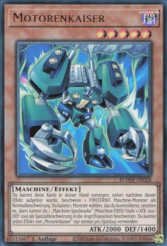 Motorenkaiser BLMM-DE028 Ultra Rare Deutsch Boosterfrisch 1. Auflage - Battles of Legend: Monster Mayhem - mit ReCollectibles-Versandschutz - für Yu-Gi-Oh! Motorenkaiser BLMM-DE028 Ultra Rare Deutsch Boosterfrisch 1. Auflage - Battles of Legend: Monster Mayhem - mit ReCollectibles-Versandschutz - für Yu-Gi-Oh! von ReCollectibles