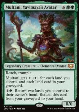Multani, Yavimaya's Avatar EOC-100 Mythic Englisch Boosterfrisch - Commander: Edge of Eternities - mit ReCollectibles-Versandschutz - für Magic/MTG von ReCollectibles