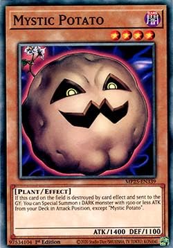 Mystic Potato MP25-EN339 Common Englisch Boosterfrisch 1. Auflage - 2025 Mega-Pack Tin - mit ReCollectibles-Versandschutz - für Yu-Gi-Oh! Mystic Potato MP25-EN339 Common Englisch Boosterfrisch 1. Auflage - 2025 Mega-Pack Tin - mit ReCollectibles-Versandschutz - für Yu-Gi-Oh! von ReCollectibles