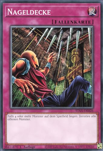 Nageldecke STAX-DE026 Common Deutsch Boosterfrisch 1. Auflage - 2-Player Starter Set - mit ReCollectibles-Versandschutz - für Yu-Gi-Oh! Nageldecke STAX-DE026 Common Deutsch Boosterfrisch 1. Auflage - 2-Player Starter Set - mit ReCollectibles-Versandschutz - für Yu-Gi-Oh! von ReCollectibles