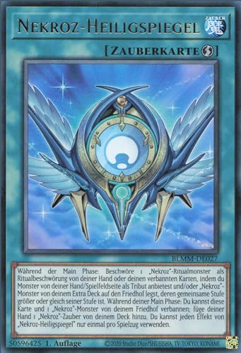 Nekroz-Heiligspiegel BLMM-DE027 Ultra Rare Deutsch Boosterfrisch 1. Auflage - Battles of Legend: Monster Mayhem - mit ReCollectibles-Versandschutz - für Yu-Gi-Oh! Nekroz-Heiligspiegel BLMM-DE027 Ultra Rare Deutsch Boosterfrisch 1. Auflage - Battles of Legend: Monster Mayhem - mit ReCollectibles-Versandschutz - für Yu-Gi-Oh! von ReCollectibles