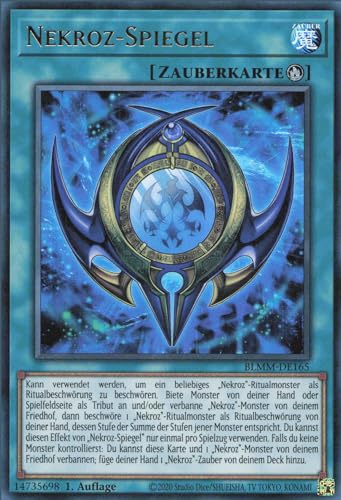 Nekroz-Spiegel BLMM-DE165 Ultra Rare Deutsch Boosterfrisch 1. Auflage - Battles of Legend: Monster Mayhem - mit ReCollectibles-Versandschutz - für Yu-Gi-Oh! Nekroz-Spiegel BLMM-DE165 Ultra Rare Deutsch Boosterfrisch 1. Auflage - Battles of Legend: Monster Mayhem - mit ReCollectibles-Versandschutz - für Yu-Gi-Oh! von ReCollectibles